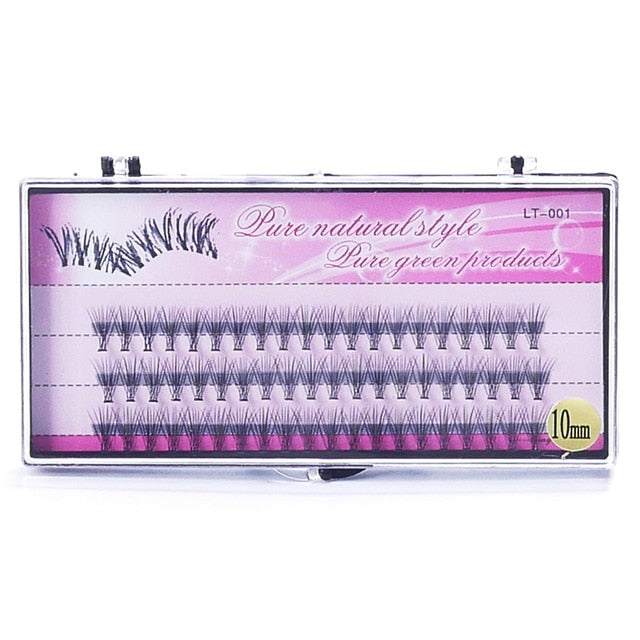 Fashion 60pcs Professional Makeup Individual Cluster Eye Lashes Grafting Fake False Eyelashes Free Shipping