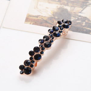 Hot Sale 5 Colors Korean Crystal Pearl Elegant Women Barrettes Hair Clip Hairgrips Hair Accessories