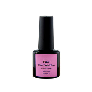 Peel Off Liquid Nail Art White Pink Tape Latex Tape Finger Skin Protected Glue Base Coat Care Nail Art Palisade Cuticle Cream
