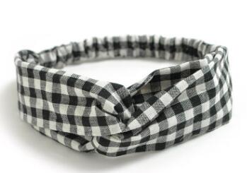 TWDVS 1PC Women Hair Accessories Fashion Headband Fabric Cross Knotted Bow Chiffon Floral Hair Band Korea Headdress ladies Hoop