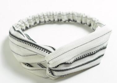 TWDVS 1PC Women Hair Accessories Fashion Headband Fabric Cross Knotted Bow Chiffon Floral Hair Band Korea Headdress ladies Hoop