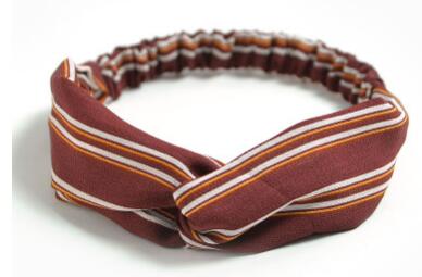TWDVS 1PC Women Hair Accessories Fashion Headband Fabric Cross Knotted Bow Chiffon Floral Hair Band Korea Headdress ladies Hoop
