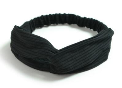 TWDVS 1PC Women Hair Accessories Fashion Headband Fabric Cross Knotted Bow Chiffon Floral Hair Band Korea Headdress ladies Hoop