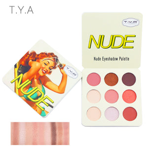 TYA 2018 Matte Eyeshadow Palette Nude Minerals Professional Eye Shadow Powder Pigment Cosmetic Waterproof Matte Makeup Eyeshadow