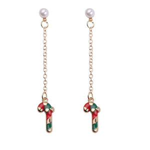 Christmas Jewelry Accessories Earrings Cute Santa Claus Snowman Lovely Tree Bell Romantic Christmas Gifts for Women Girls Kids
