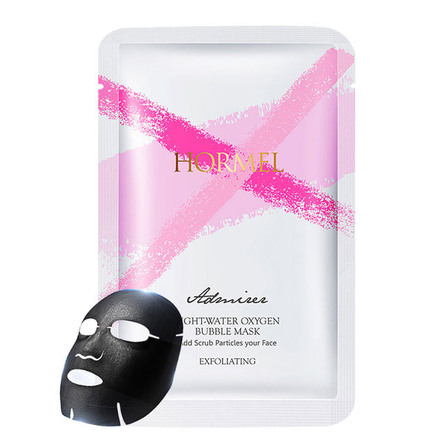 HEMEIEL Detox Oxygen Bubble Sheet Mask Korean Cosmetic Moisturizing Bamboo Charcoal Black Face Mask Facial Whitening Skin Care