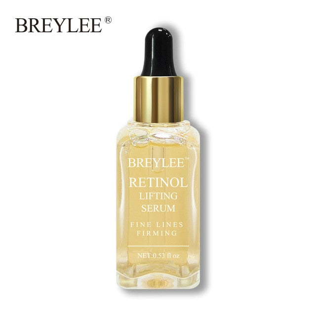 BREYLEE Serum Series Hyaluronic Acid Vitamin C Whitening Face Skin Care Rose Nourish 24k Gold Firm Soothing Repair Essence 1pcs