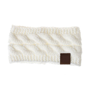 Multi Colorful Knitted Crochet Twist Women Headband Winter Ear Warmer Elastic Hair Band for Women's Wide Hair Accessories
