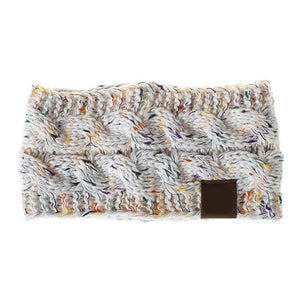 Multi Colorful Knitted Crochet Twist Women Headband Winter Ear Warmer Elastic Hair Band for Women's Wide Hair Accessories