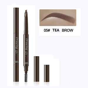 New Brand Eye Brow Tint Cosmetics Natural Long Lasting Paint Tattoo Eyebrow Waterproof Black Brown Eyebrow Pencil Makeup Set