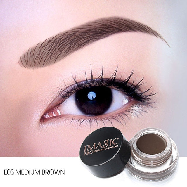 IMAGIC New Arrivals  Professional Eyebrow Gel 6 Colors High Brow Tint Makeup Eyebrow Brown Eyebrow Gel With Brow Brush Tools