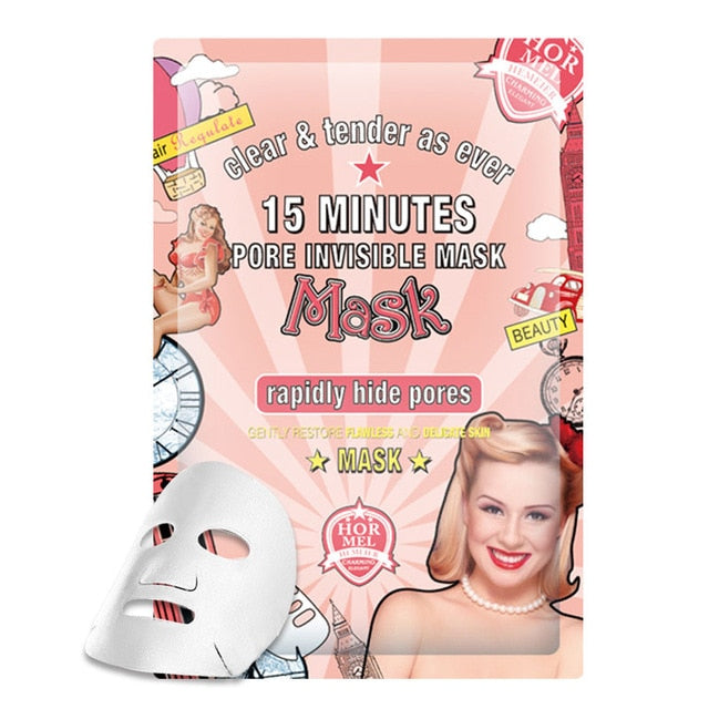 HEMEIEL Detox Oxygen Bubble Sheet Mask Korean Cosmetic Moisturizing Bamboo Charcoal Black Face Mask Facial Whitening Skin Care