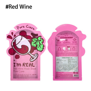 I'm REAL Tony mony Face Mask Moisturizing Facial Mask Oil Control Whitening Shrink Pores Korean Sheet Face Mask Skin Care