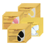 EFERO 5/6/7pairs Black Collagen Crystal Eye Mask Face Mask Gel Eye Patches for Eye Bags Wrinkle Dark Circles Eye Pads Skin Care