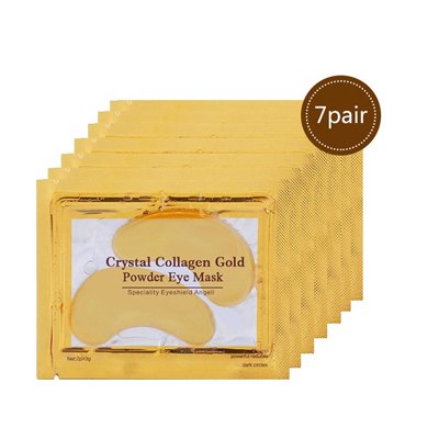 EFERO 5/6/7pairs Black Collagen Crystal Eye Mask Face Mask Gel Eye Patches for Eye Bags Wrinkle Dark Circles Eye Pads Skin Care